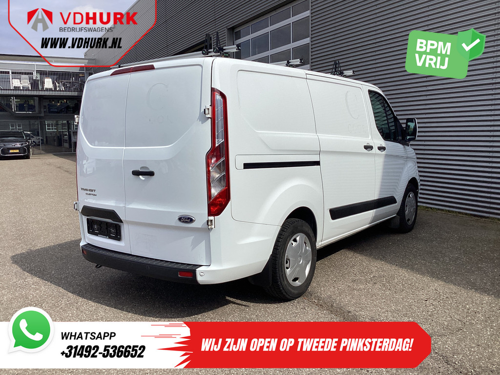 Ford Transit Custom Bestelbus 2.0 TDCI 130 pk Aut. 2x Schuifdeur/ Standkachel/ Stoelverw./ Airco/ Cruise/ Inrichting/ PDC/ DAB/ Dakdragers 11