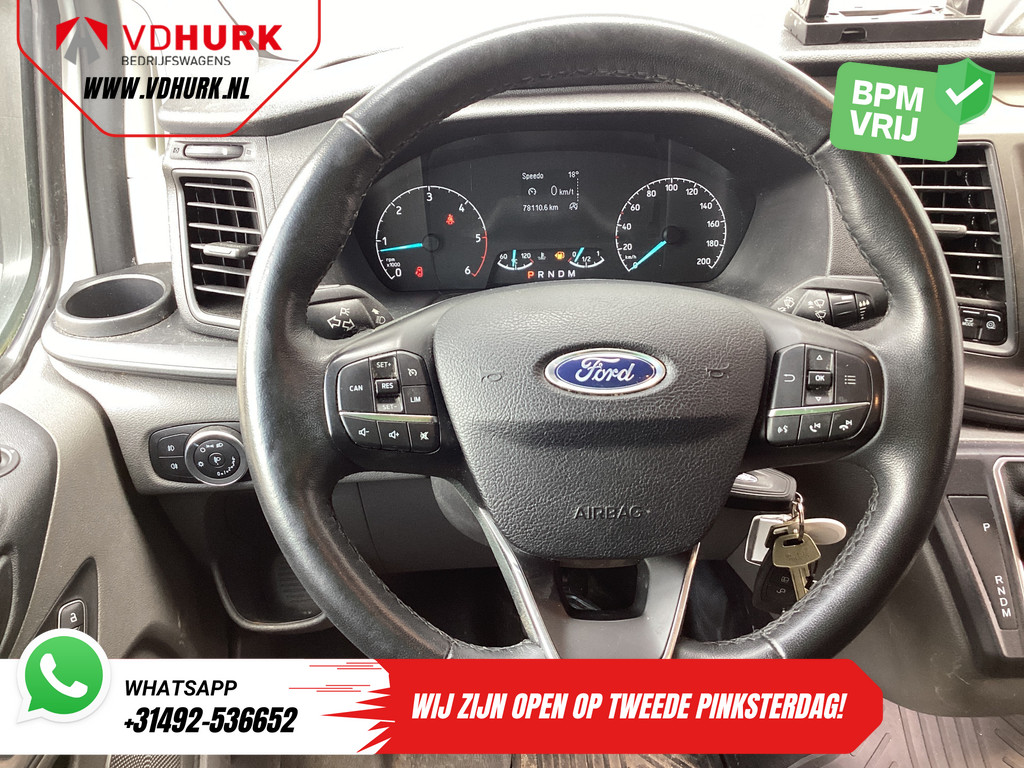 Ford Transit Custom Bestelbus 2.0 TDCI 130 pk Aut. 2x Schuifdeur/ Standkachel/ Stoelverw./ Airco/ Cruise/ Inrichting/ PDC/ DAB/ Dakdragers 15