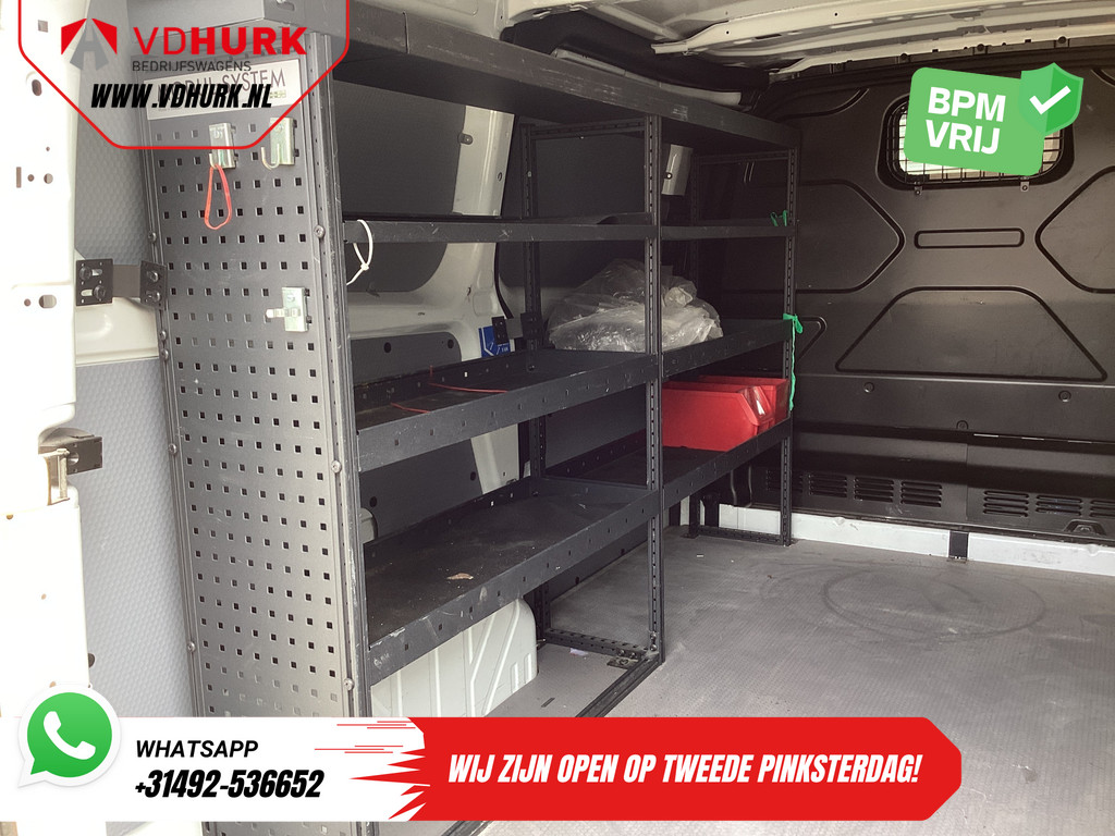 Ford Transit Custom Bestelbus 2.0 TDCI 130 pk Aut. 2x Schuifdeur/ Standkachel/ Stoelverw./ Airco/ Cruise/ Inrichting/ PDC/ DAB/ Dakdragers 7
