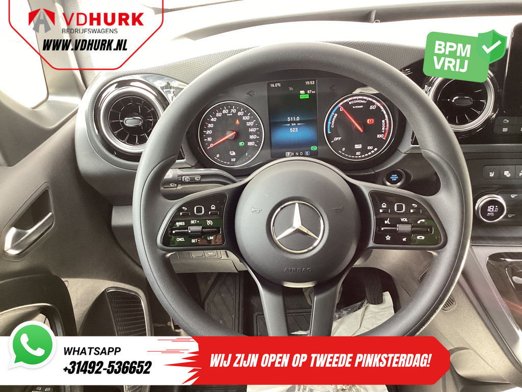 Mercedes-Benz eCitan Bestelbus 112 284 km WLTP LED/ Stoelverw./ Carplay/ Climate/ Navi/ Cruise/ Camera/ 16”LMV/ PDC/ Trekhaak 12