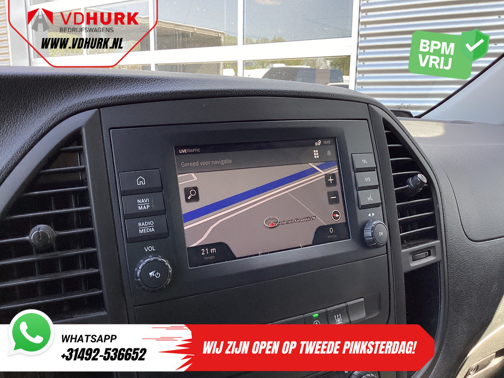 Mercedes-Benz Vito Bestelbus 119 CDI Aut. XL L3 LED/ Standkachel/ Stoelverw./ Carplay/ Navi/ Camera/ PDC/ LMV/ Cruise/ Trekhaak/ Airco 12