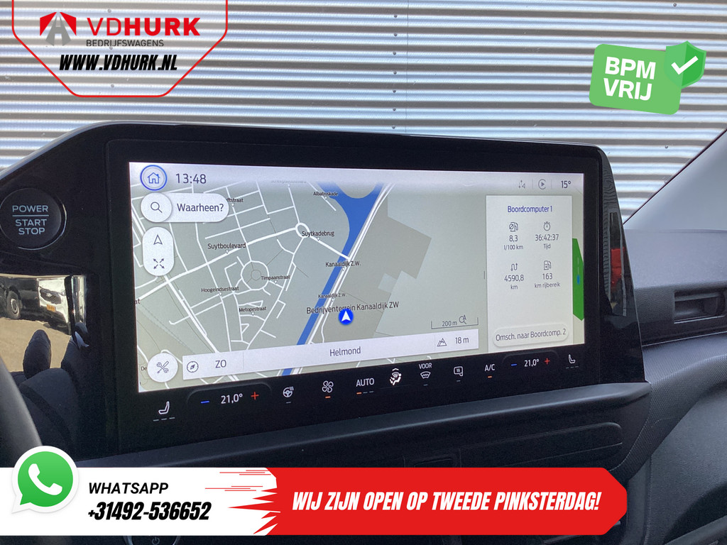 Ford Transit Custom Bestelbus 2.0 TDCI 150 pk L2 Limited Adapt.Cruise/ LED/ Stoelverw./ Stuurverw./ Carplay/ PDC/ Camera 17
