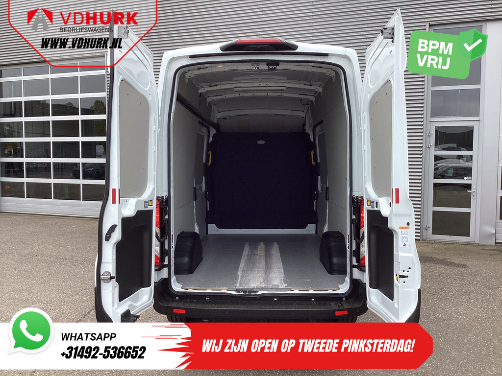 Ford Transit Bestelbus 350 2.0 TDCI 185 pk Aut. L3H3 Riem V.V/ 2xSchuifdeur/ Bi-Xenon/ Elek.Stoel/ Carplay/ Stoelverw./ Camera/ Cruise/ PDC/ Navi 4