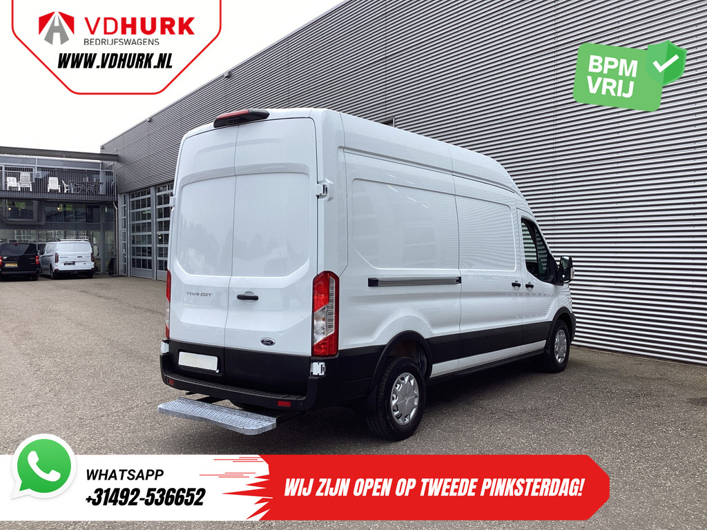 Ford Transit Bestelbus 350 2.0 TDCI 185 pk Aut. L3H3 Riem V.V/ 2xSchuifdeur/ Bi-Xenon/ Elek.Stoel/ Carplay/ Stoelverw./ Camera/ Cruise/ PDC/ Navi 8