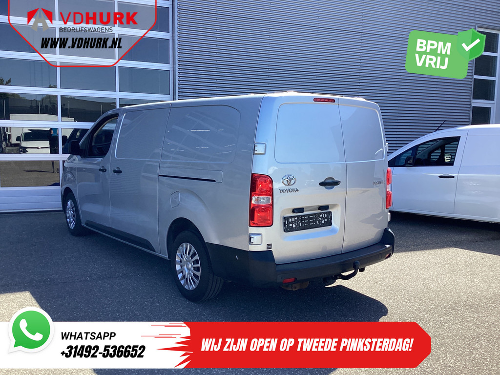 Toyota ProAce Worker Bestelbus 2.0 145 pk L3 2xSchuifdeur/ Adapt.Cruise/ Head Up/ Standkachel/ Stoelverw./ Carplay/ Trekhaak/ PDC 2