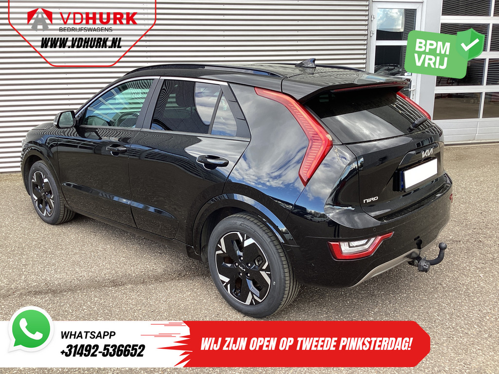 Kia Niro EV SUV 463 km WLTP Pano/ Dealer Onderhouden/ Snellader/ Leder/ Adapt.Cruise/ Head-up / Carplay/ Stoelverw./ Stuurverw./ Elek.klep/ Trek 1