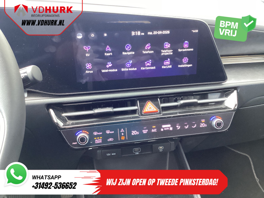 Kia Niro EV SUV 463 km WLTP Pano/ Dealer Onderhouden/ Snellader/ Leder/ Adapt.Cruise/ Head-up / Carplay/ Stoelverw./ Stuurverw./ Elek.klep/ Trek 10