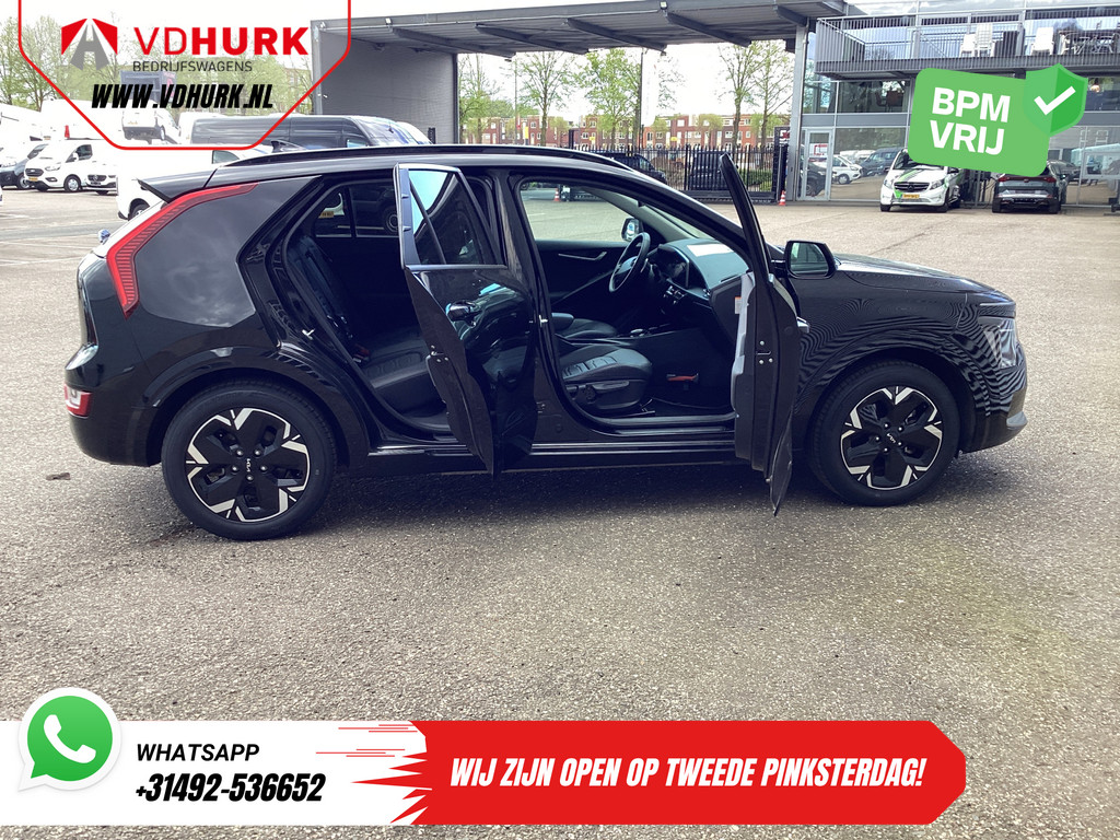 Kia Niro EV SUV 463 km WLTP Pano/ Dealer Onderhouden/ Snellader/ Leder/ Adapt.Cruise/ Head-up / Carplay/ Stoelverw./ Stuurverw./ Elek.klep/ Trek 4