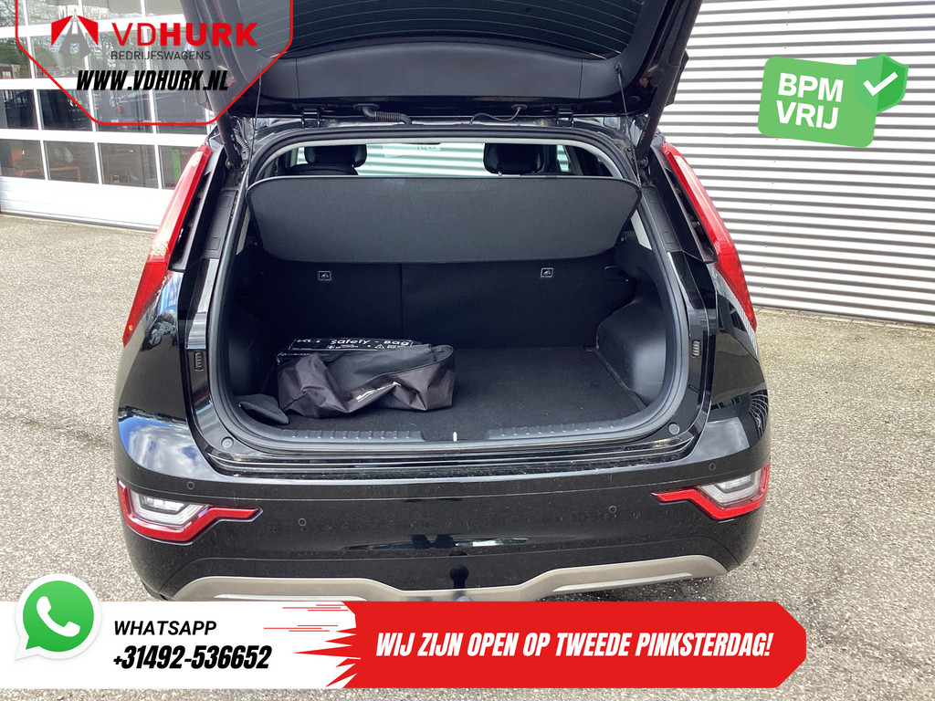 Kia Niro EV SUV 463 km WLTP Pano/ Dealer Onderhouden/ Snellader/ Leder/ Adapt.Cruise/ Head-up / Carplay/ Stoelverw./ Stuurverw./ Elek.klep/ Trek 5