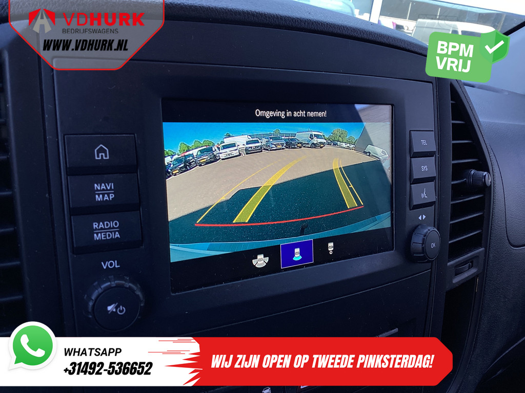 Mercedes-Benz Vito Bestelbus 119 CDI Aut. XL L3 LED/ Standkachel/ Stoelverw./ Carplay/ Camera/ Trekhaak/ PDC/ Cruise 15