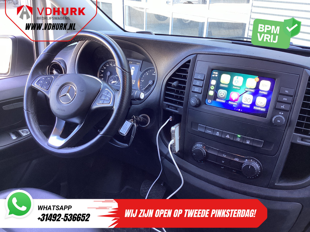 Mercedes-Benz Vito Bestelbus 119 CDI Aut. XL L3 LED/ Standkachel/ Stoelverw./ Carplay/ Camera/ Trekhaak/ PDC/ Cruise 2