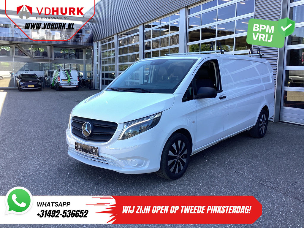 Mercedes-Benz Vito Bestelbus 119 CDI Aut. XL L3 LED/ Standkachel/ Stoelverw./ Carplay/ Camera/ Trekhaak/ PDC/ Cruise 6