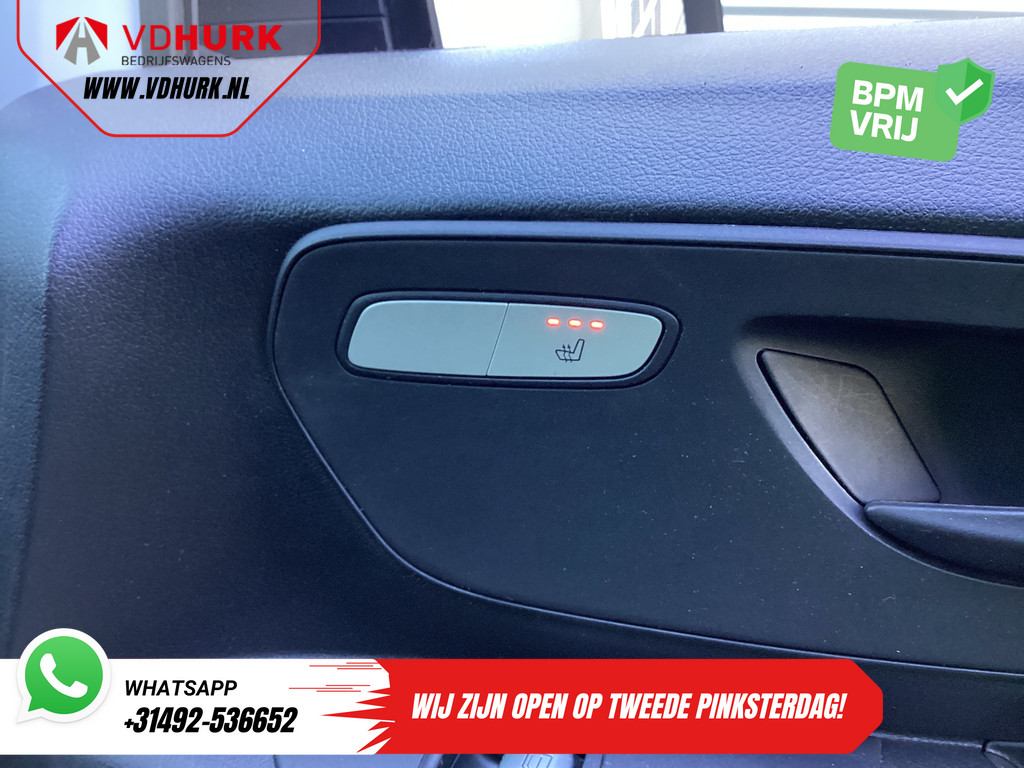 Mercedes-Benz Vito Bestelbus 119 CDI Aut. XL L3 LED/ Standkachel/ Stoelverw./ Carplay/ Navi/ Camera/ PDC/ LMV/ Cruise/ Trekhaak/ Airco 12