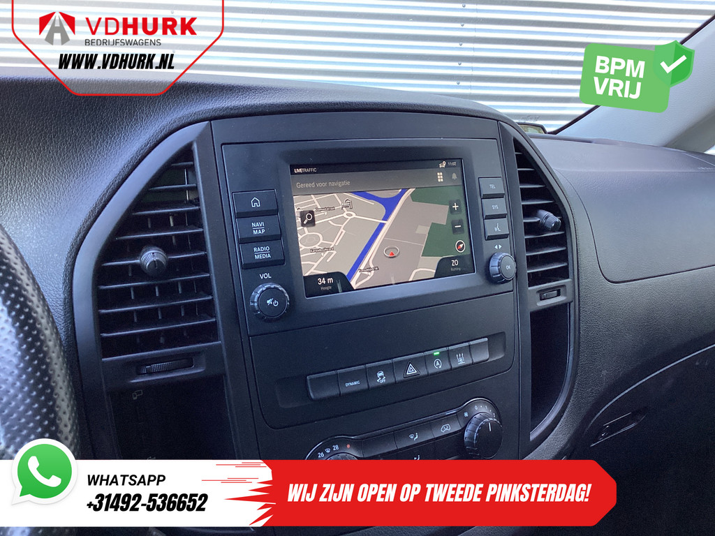 Mercedes-Benz Vito Bestelbus 119 CDI Aut. XL L3 LED/ Standkachel/ Stoelverw./ Carplay/ Navi/ Camera/ PDC/ LMV/ Cruise/ Trekhaak/ Airco 14