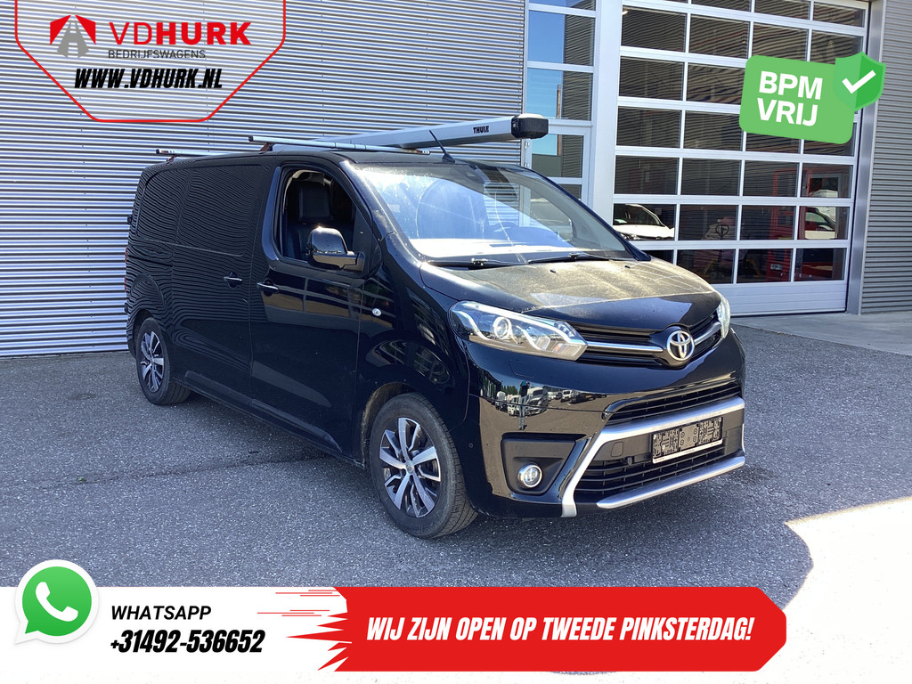 Toyota ProAce Worker Bestelbus 1.5 2x Schuifdeur/ Adapt.Cruise/ Head-up/ Standkachel/ Inrichting/ Stoelverw./ Carplay/ Camera/ Keyless/ Climate/ Trekhaak 0