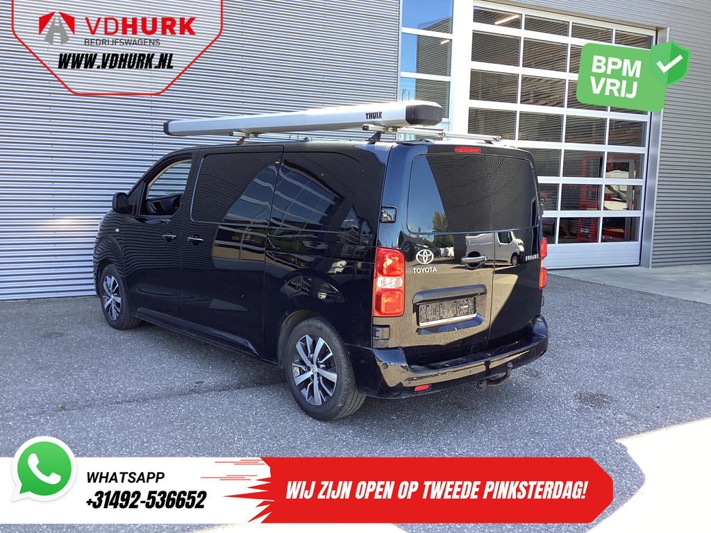 Toyota ProAce Worker Bestelbus 1.5 2x Schuifdeur/ Adapt.Cruise/ Head-up/ Standkachel/ Inrichting/ Stoelverw./ Carplay/ Camera/ Keyless/ Climate/ Trekhaak 1