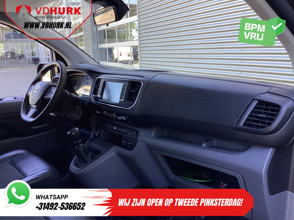Toyota ProAce Worker Bestelbus 1.5 2x Schuifdeur/ Adapt.Cruise/ Head-up/ Standkachel/ Inrichting/ Stoelverw./ Carplay/ Camera/ Keyless/ Climate/ Trekhaak 10