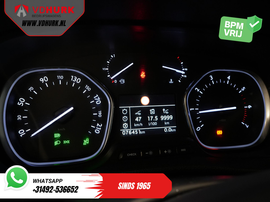 Toyota ProAce Worker Bestelbus 1.5 2x Schuifdeur/ Adapt.Cruise/ Head-up/ Standkachel/ Inrichting/ Stoelverw./ Carplay/ Camera/ Keyless/ Climate/ Trekhaak 23