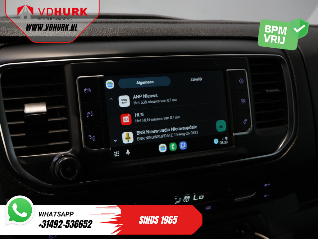 Toyota ProAce Worker Bestelbus 1.5 2x Schuifdeur/ Adapt.Cruise/ Head-up/ Standkachel/ Inrichting/ Stoelverw./ Carplay/ Camera/ Keyless/ Climate/ Trekhaak 28