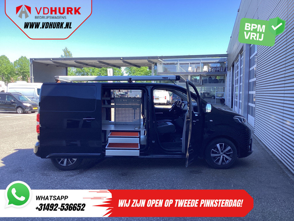 Toyota ProAce Worker Bestelbus 1.5 2x Schuifdeur/ Adapt.Cruise/ Head-up/ Standkachel/ Inrichting/ Stoelverw./ Carplay/ Camera/ Keyless/ Climate/ Trekhaak 5
