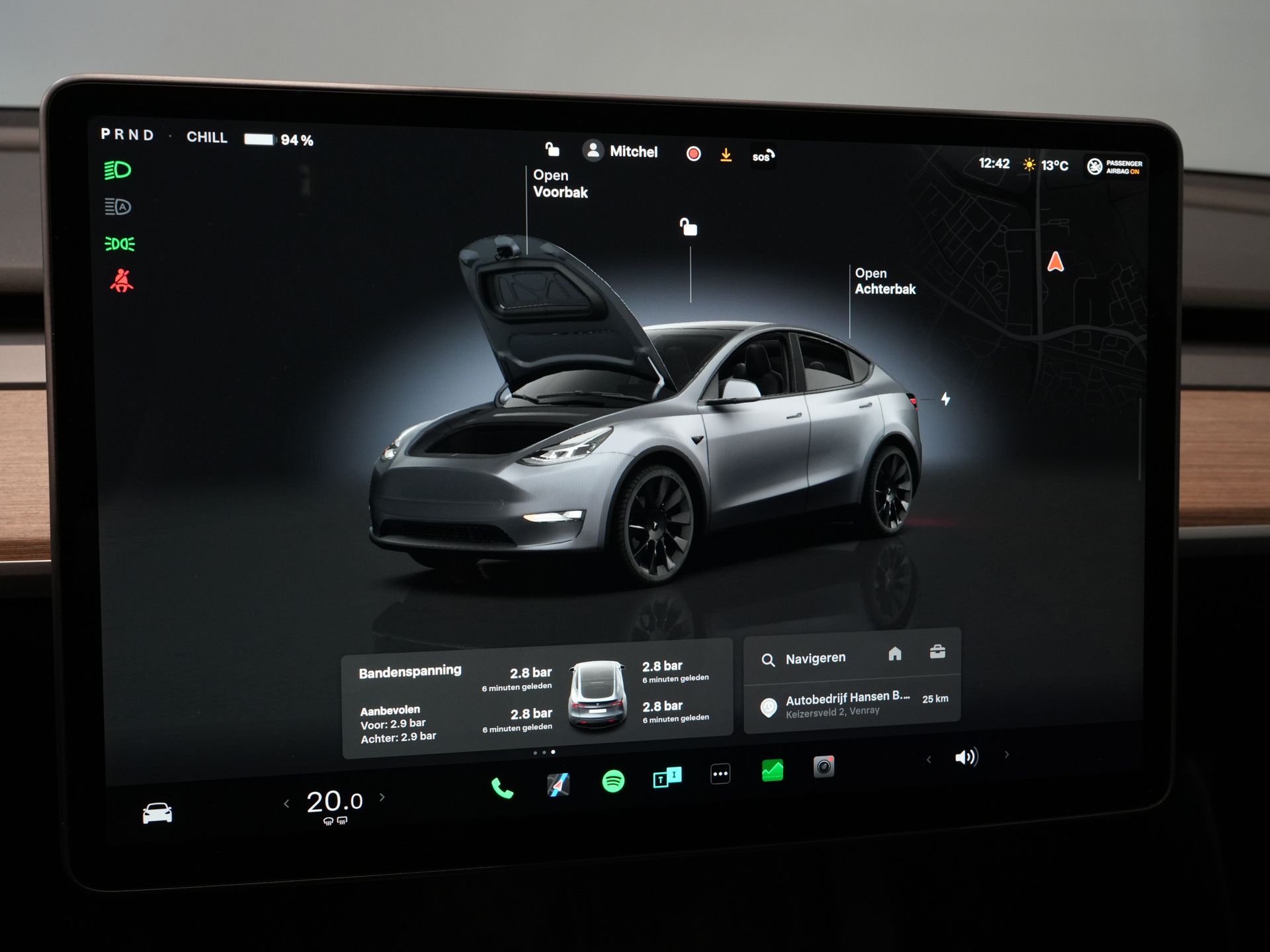 Tesla Model Y SUV 455 Km WLTP (DEMO) Pano/ Memory/ Elek.klep/ Stoelverw./ Navi/ 360 Camera/ Climate/ 20” LMV 19