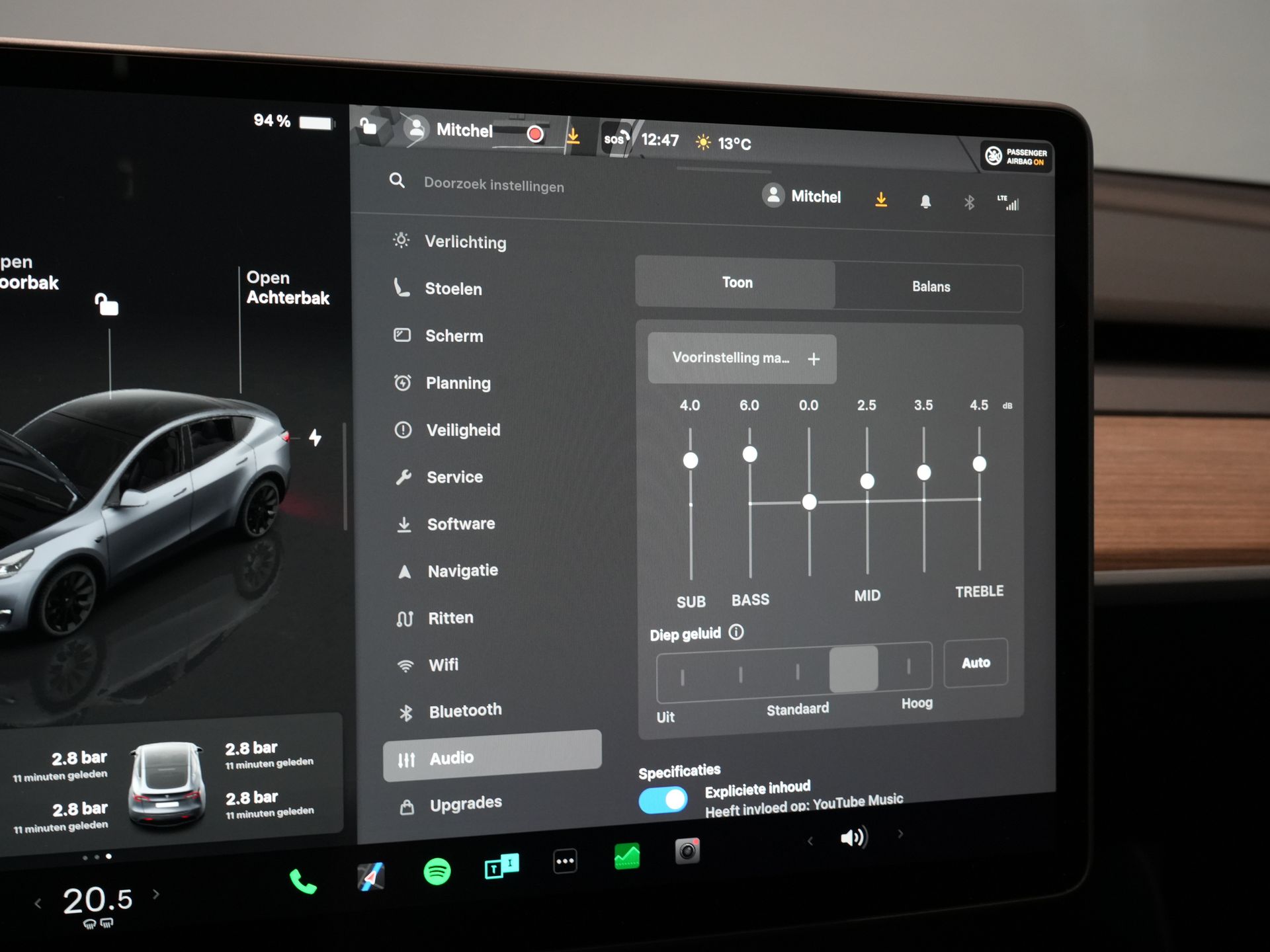 Tesla Model Y SUV 455 Km WLTP (DEMO) Pano/ Memory/ Elek.klep/ Stoelverw./ Navi/ 360 Camera/ Climate/ 20” LMV 30