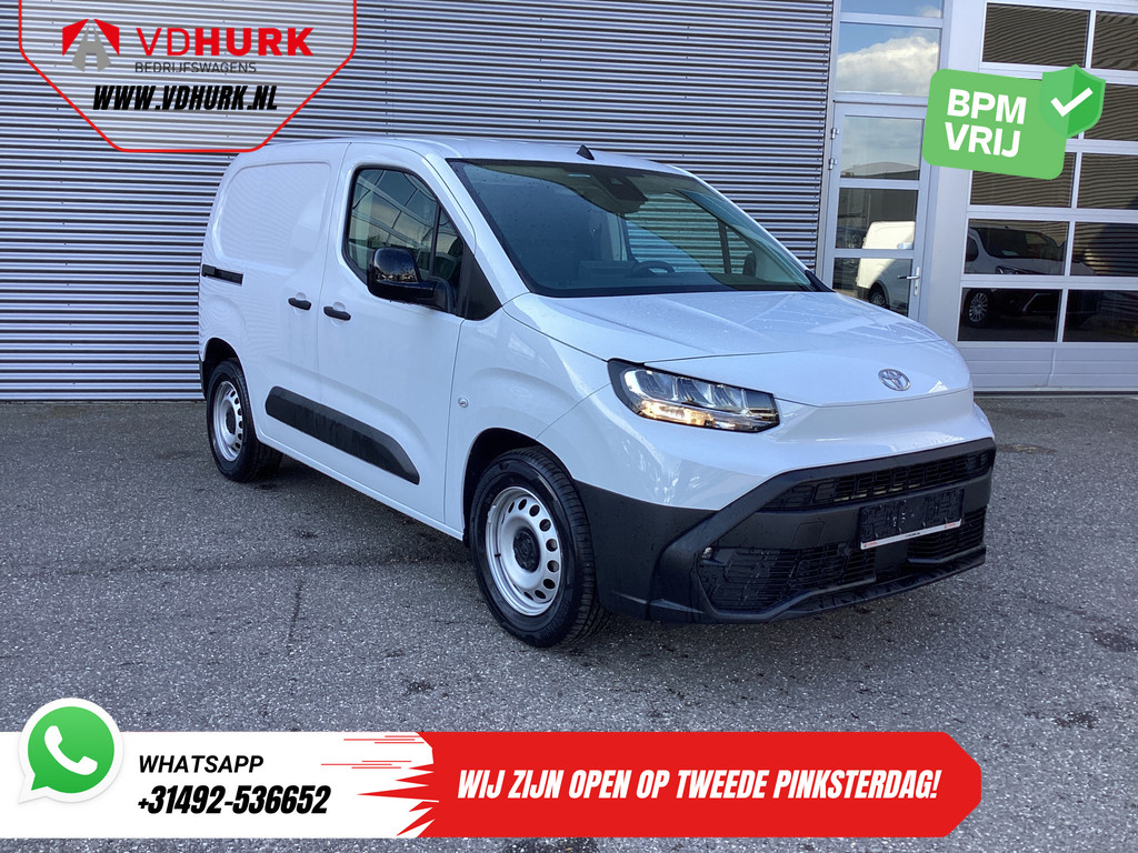 Toyota PROACE CITY Electric Bestelbus 345 km WLTP LED/ 3pers/ Snellader/ Standkachel/ Carplay/ Navi/ PDC/ Cruise/ Airco 0