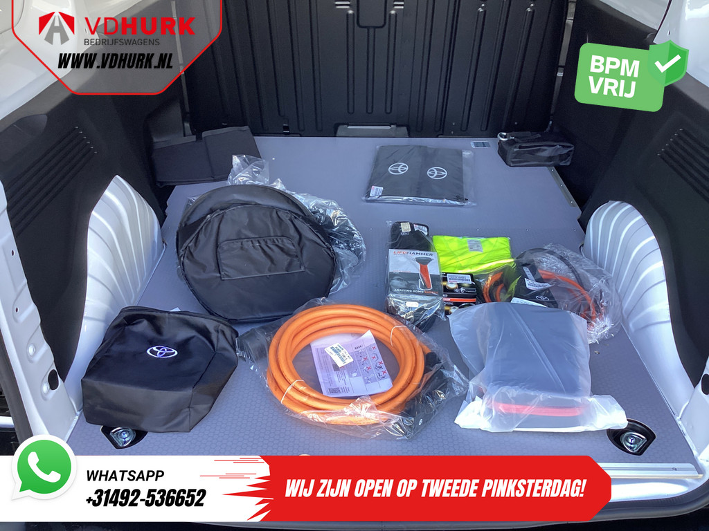 Toyota PROACE CITY Electric Bestelbus 345 km WLTP LED/ 3pers/ Snellader/ Standkachel/ Carplay/ Navi/ PDC/ Cruise/ Airco 11