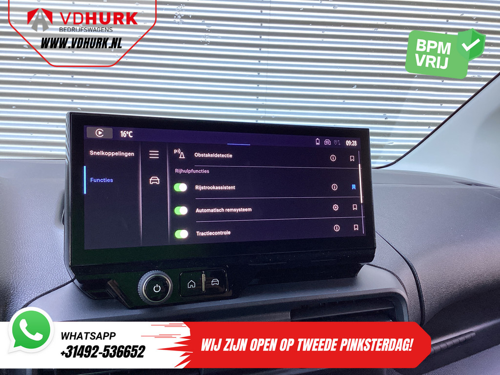 Toyota PROACE CITY Electric Bestelbus 345 km WLTP LED/ 3pers/ Snellader/ Standkachel/ Carplay/ Navi/ PDC/ Cruise/ Airco 16