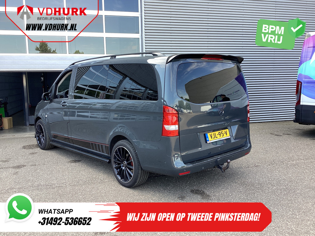 Mercedes-Benz Vito Bestelbus 116 CDI Aut. DC Dubbel Cabine Leder/ Stoelverw./ 19” LMV/ Glaslook/ Camera/ Navi/ PDC/ Trekhaak/ Cruise 1