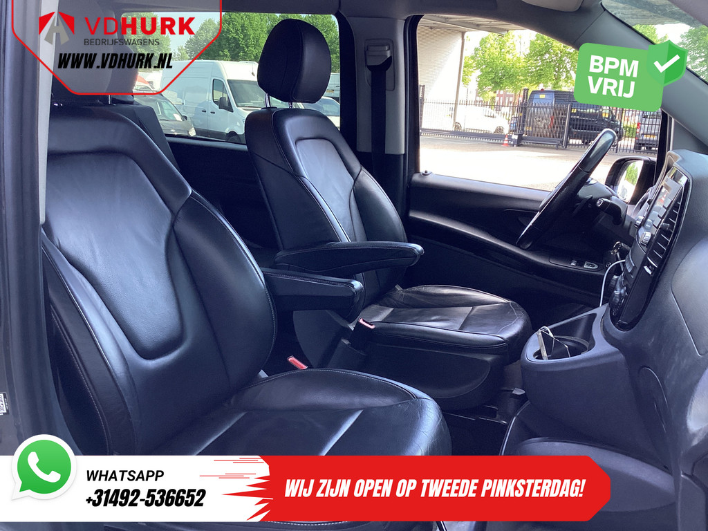 Mercedes-Benz Vito Bestelbus 116 CDI Aut. DC Dubbel Cabine Leder/ Stoelverw./ 19” LMV/ Glaslook/ Camera/ Navi/ PDC/ Trekhaak/ Cruise 10