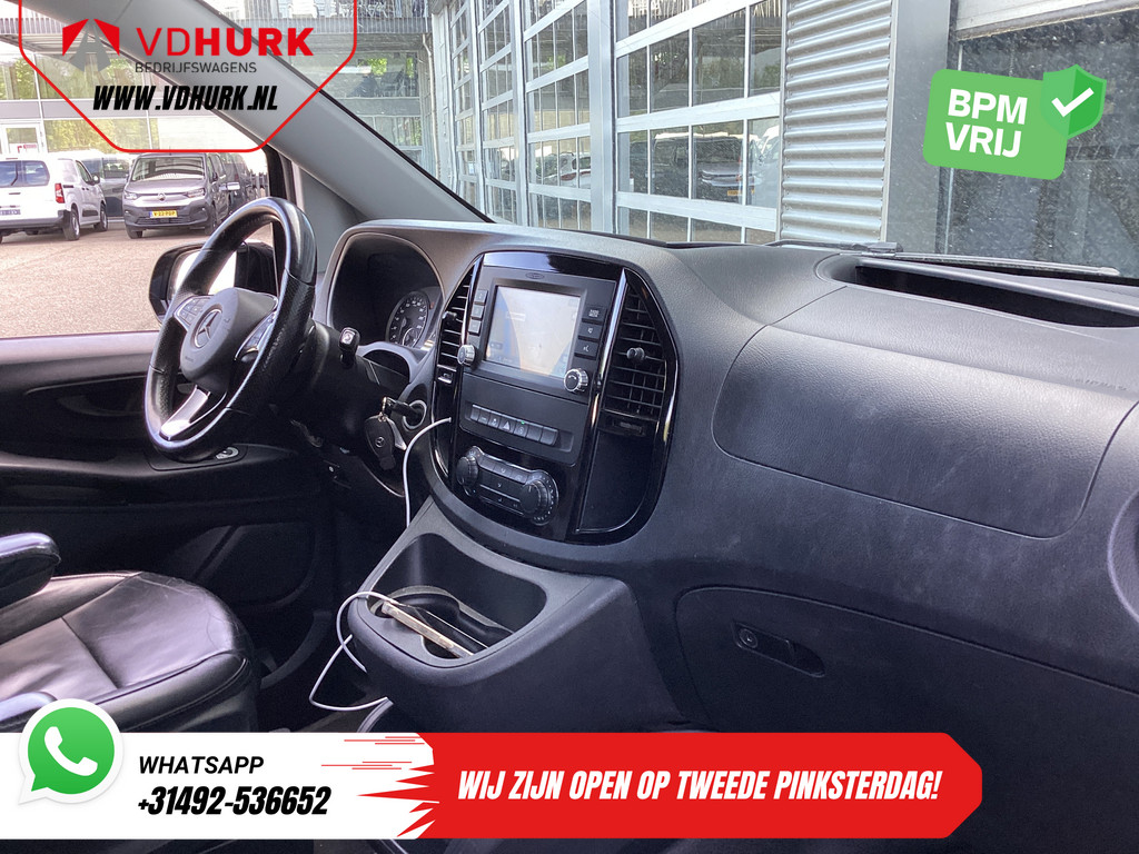 Mercedes-Benz Vito Bestelbus 116 CDI Aut. DC Dubbel Cabine Leder/ Stoelverw./ 19” LMV/ Glaslook/ Camera/ Navi/ PDC/ Trekhaak/ Cruise 11
