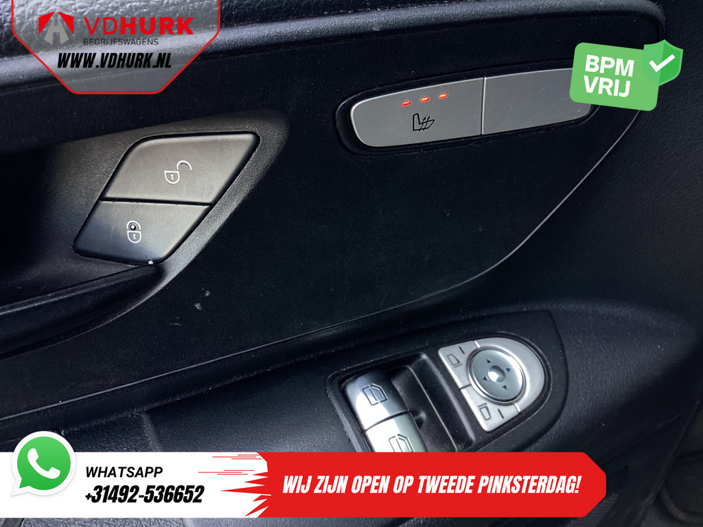Mercedes-Benz Vito Bestelbus 116 CDI Aut. DC Dubbel Cabine Leder/ Stoelverw./ 19” LMV/ Glaslook/ Camera/ Navi/ PDC/ Trekhaak/ Cruise 12