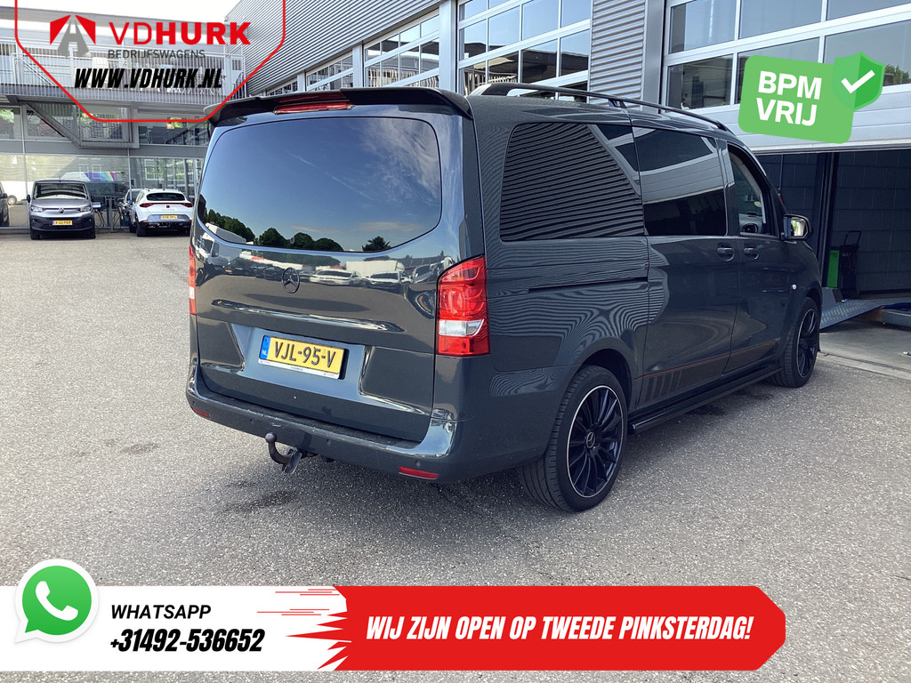 Mercedes-Benz Vito Bestelbus 116 CDI Aut. DC Dubbel Cabine Leder/ Stoelverw./ 19” LMV/ Glaslook/ Camera/ Navi/ PDC/ Trekhaak/ Cruise 8