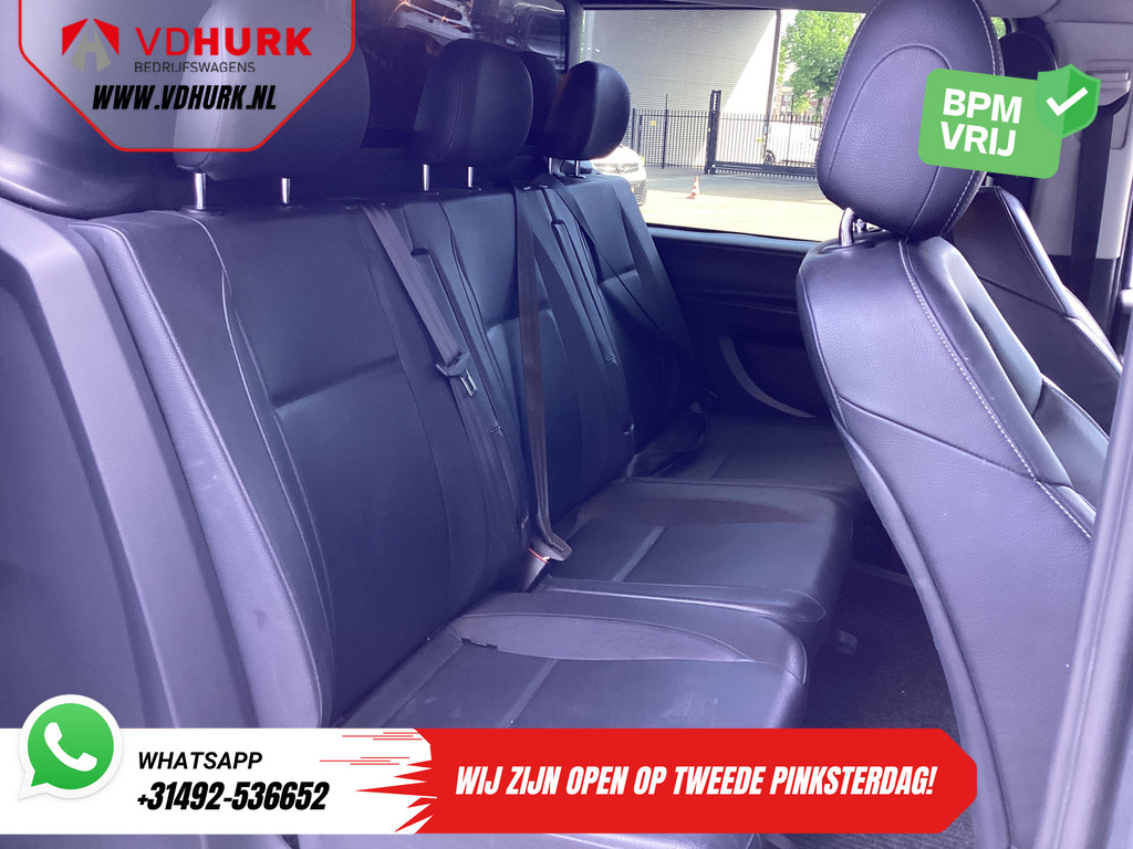 Mercedes-Benz Vito Bestelbus 116 CDI Aut. DC Dubbel Cabine Leder/ Stoelverw./ 19” LMV/ Glaslook/ Camera/ Navi/ PDC/ Trekhaak/ Cruise 9