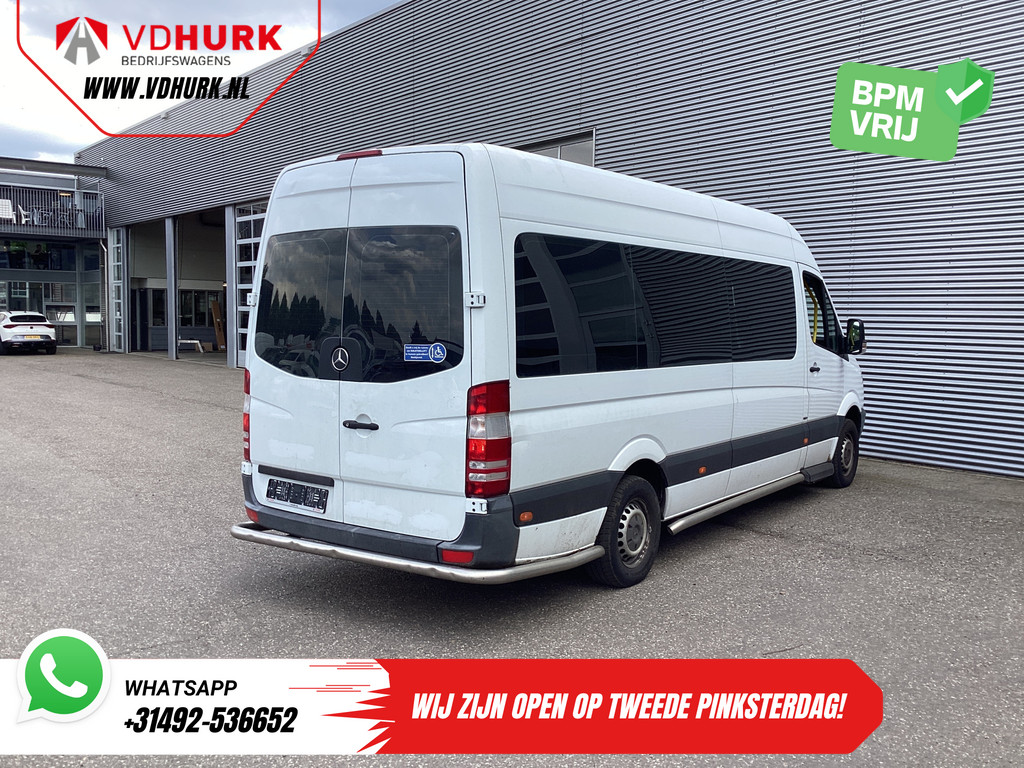 Mercedes-Benz Sprinter Personenvervoer 313 2.2 CDI L3H2 €8.773 Incl. BTW BPM VRIJ! EXPORT Combi/ 9 Persoons/ Kombi/ 9P/ Airco/ Rolstoellift 7