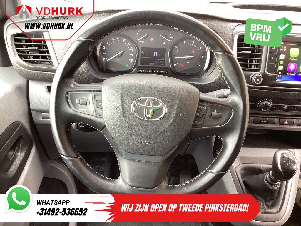 Toyota ProAce Worker Bestelbus 2.0 145 pk L3 Standkachel/ Stoelverw/ Carplay/ Camera/ PDC/ Cruise/ Trekhaak/ Airco 11