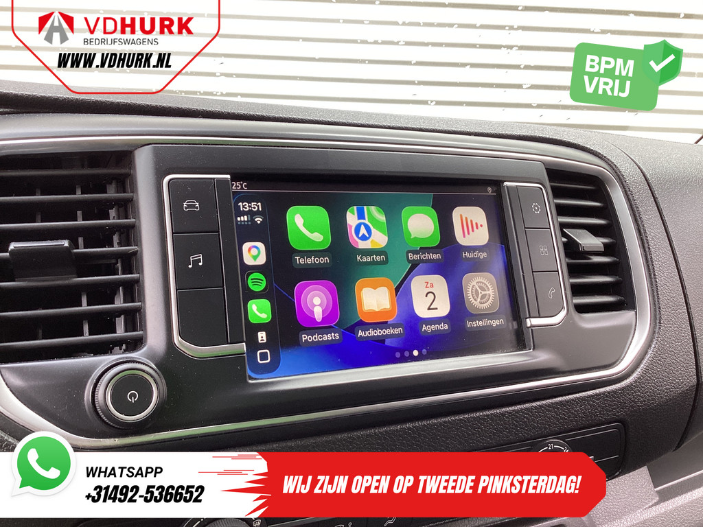Toyota ProAce Worker Bestelbus 2.0 145 pk L3 Standkachel/ Stoelverw/ Carplay/ Camera/ PDC/ Cruise/ Trekhaak/ Airco 12