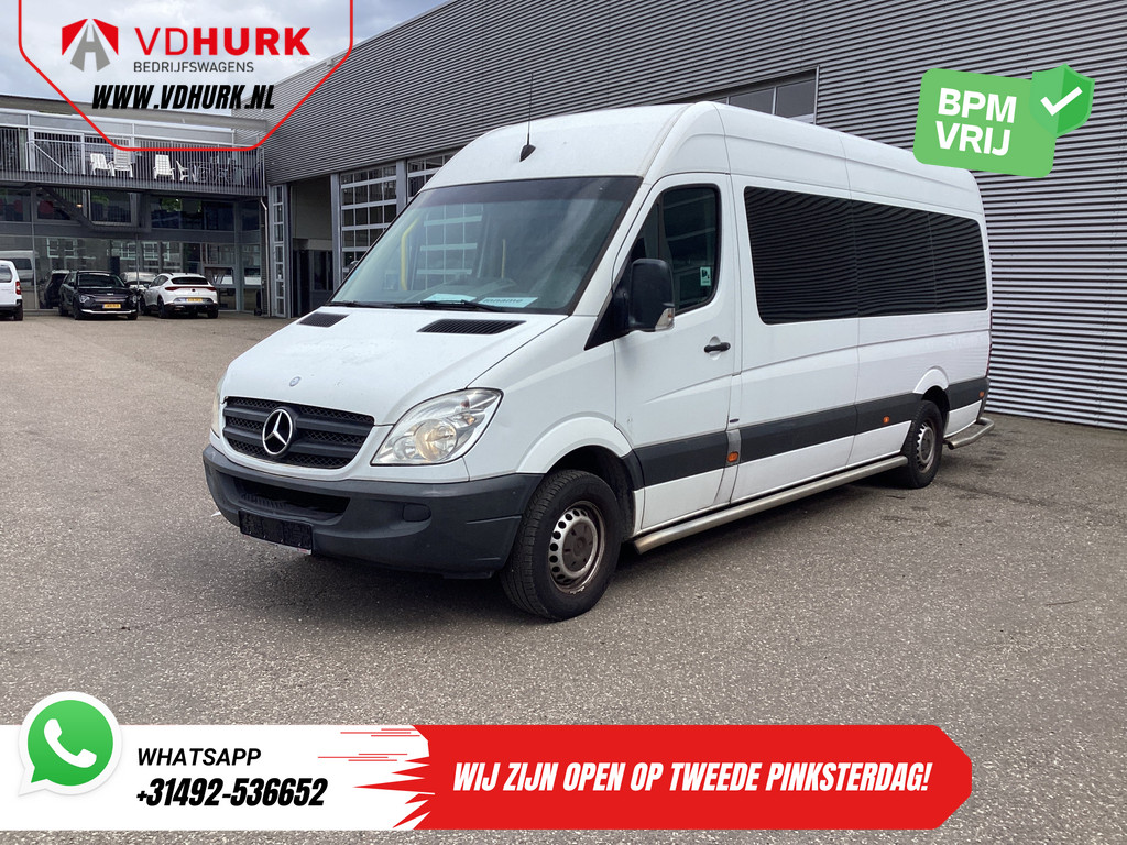 Mercedes-Benz Sprinter Personenvervoer 313 2.2 CDI L3H2 €8.773 Incl. BTW BPM VRIJ! EXPORT Combi/ 9 Persoons/ Kombi/ 9P/ Airco/ Rolstoellift 7