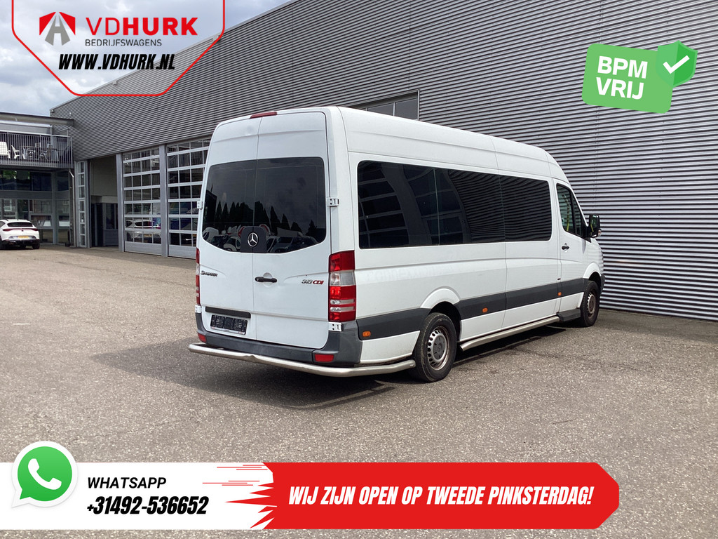 Mercedes-Benz Sprinter Personenvervoer 313 2.2 CDI L3H2 €8.773 Incl. BTW BPM VRIJ! EXPORT Combi/ 9 Persoons/ Kombi/ 9P/ Airco/ Rolstoellift 8