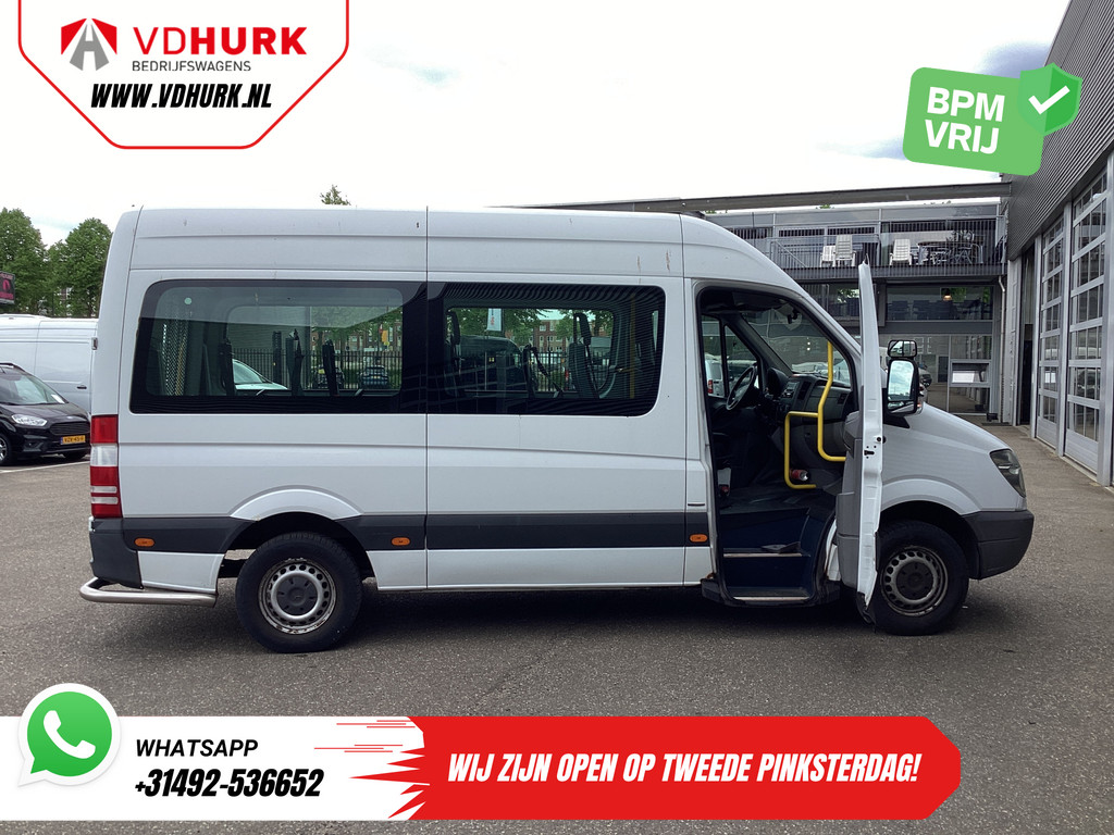 Mercedes-Benz Sprinter Personenvervoer 313 2.2 CDI L2H2 €8.772 Incl. BTW BPM VRIJ! EXPORT Combi/ 9 Persoons/ Kombi/ 9P/ Airco/ Rolstoellift 5