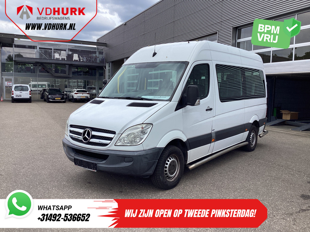Mercedes-Benz Sprinter Personenvervoer 313 2.2 CDI L2H2 €8.772 Incl. BTW BPM VRIJ! EXPORT Combi/ 9 Persoons/ Kombi/ 9P/ Airco/ Rolstoellift 7