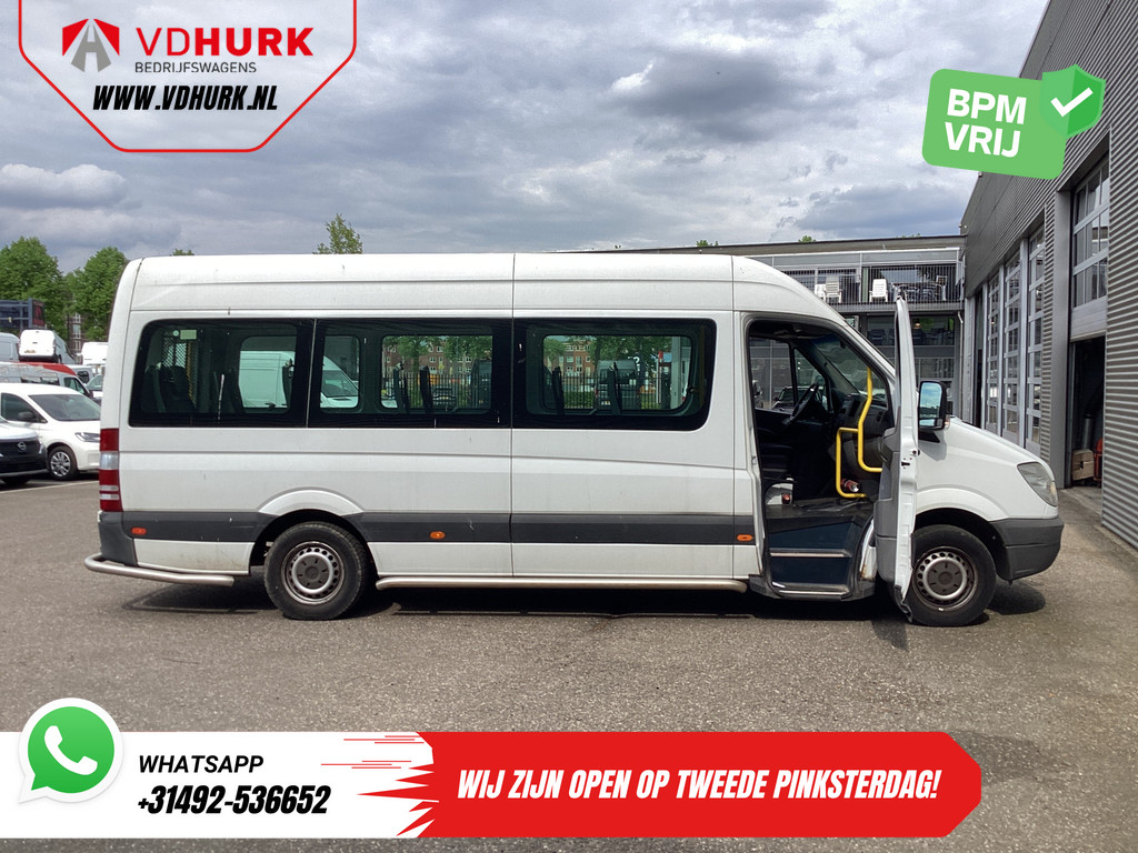 Mercedes-Benz Sprinter Personenvervoer 313 2.2 CDI Aut. L3H2 €10.587,- incl BTW (BPM VRIJ) EXPORT Combi/ 9 persoons/ Kombi/ 9P/ Rearbar/ Sidebars/ Airco/ Rolstoellift 4