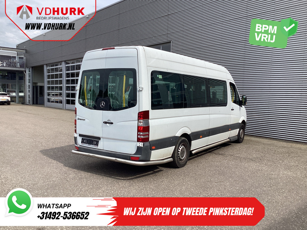 Mercedes-Benz Sprinter Personenvervoer 313 2.2 CDI Aut. L3H2 €10.587,- incl BTW (BPM VRIJ) EXPORT Combi/ 9 persoons/ Kombi/ 9P/ Rearbar/ Sidebars/ Airco/ Rolstoellift 8