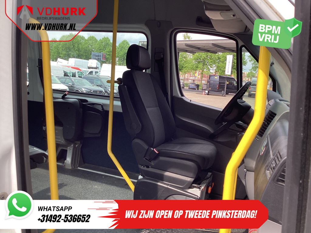 Mercedes-Benz Sprinter Personenvervoer 313 2.2 CDI Aut. L3H2 €10.587,- incl BTW (BPM VRIJ) EXPORT Combi/ 9 persoons/ Kombi/ 9P/ Rearbar/ Sidebars/ Airco/ Rolstoellift 9