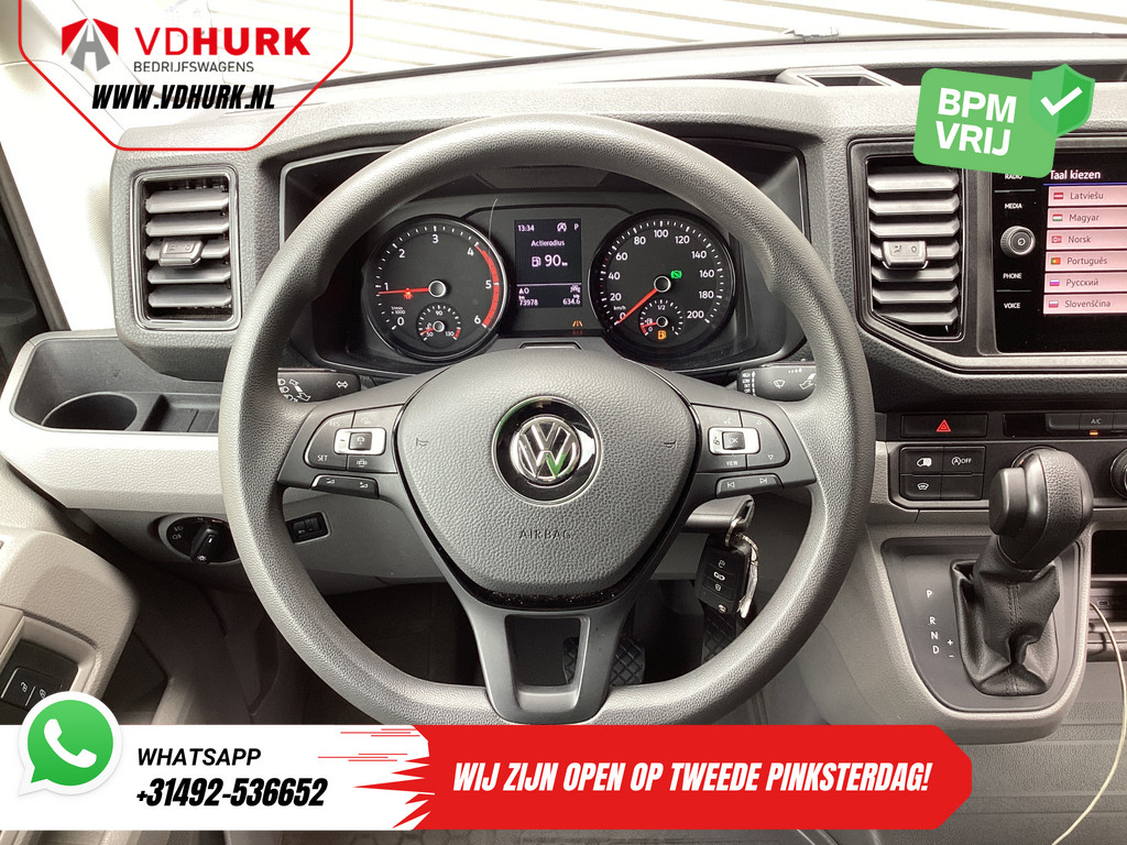 Volkswagen Crafter Bestelbus 35 2.0 TDI 140 pk DSG Aut. L3H3 Adapt.Cruise/ Gev.Stoel/ 270Gr.deuren/ Carplay/ Navi/ Camera/ PDC/ Airco 12