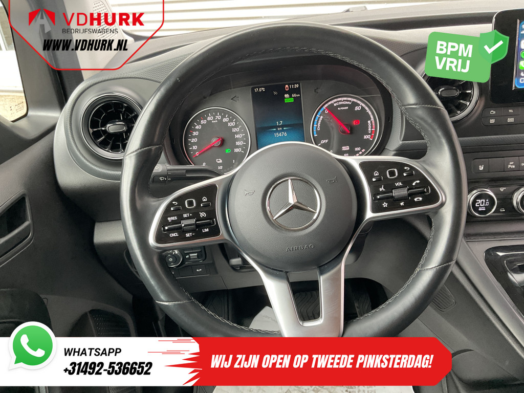 Mercedes-Benz eCitan Bestelbus 112 Pro 284 WLTP Snellader/ LED/ Stoelverw./ Carplay/ Climate/ Navi/ Cruise/ Camera/ PDC 12
