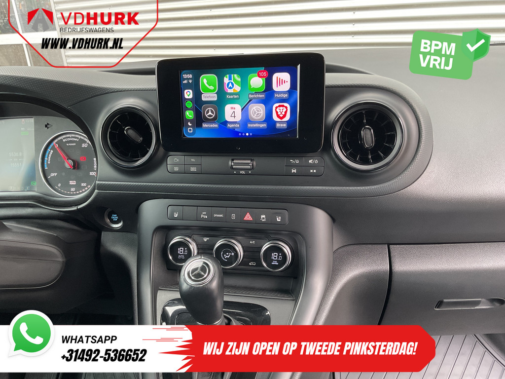 Mercedes-Benz eCitan Bestelbus 112 Pro 284 WLTP Snellader/ LED/ Stoelverw./ Carplay/ Climate/ Navi/ Cruise/ Camera/ PDC 12