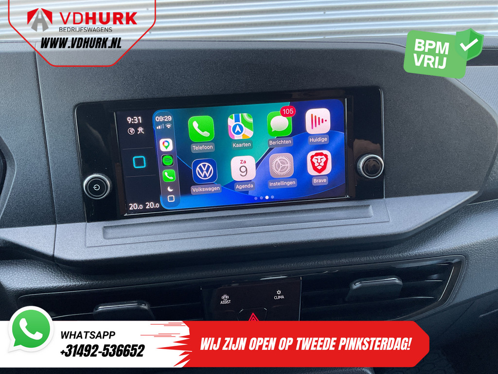 Volkswagen Caddy Cargo Maxi Bestelbus 1.5 TSI 115 pk DSG Aut. BENZINE 2x Schuifdeur/ Carplay/ Airco/ Cruise/ PDC 14