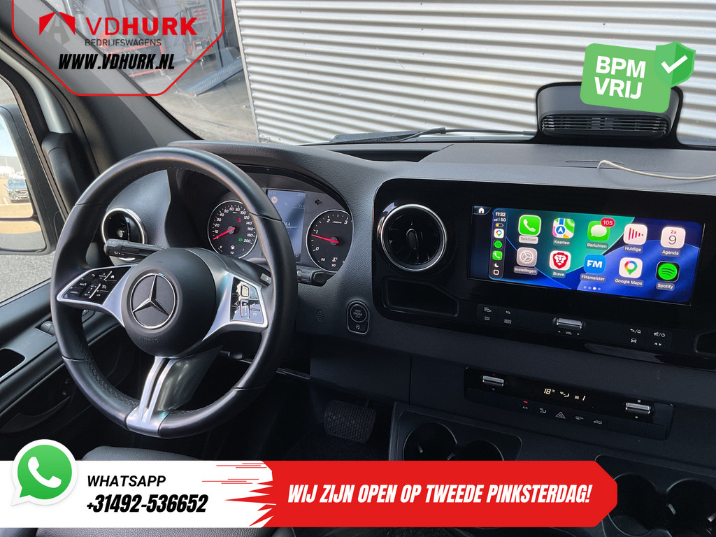 Mercedes-Benz Sprinter Bestelbus 317 CDI Aut. L2H2 3.5t Trekverm./ LED/ Gev.Stoel/ Carplay/ Inrichting/ Navi/ Cruise/ Camera/ Sidesteps/ 18”LMV 13